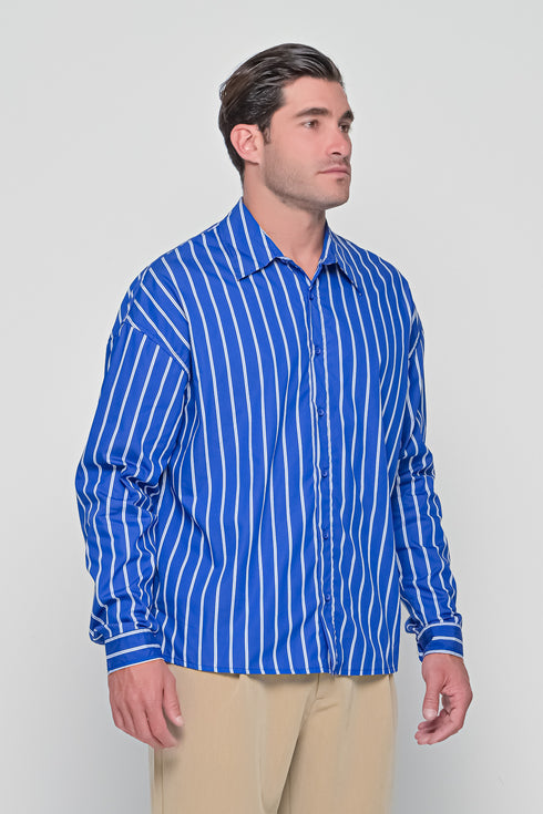 STRIPED OVERSIZED SHIRT